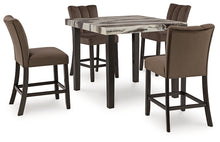 Load image into Gallery viewer, Jeshina Counter Height Dining Table and 4 Barstools
