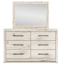 Load image into Gallery viewer, Lawroy King Panel Bed with Mirrored Dresser and Nightstand
