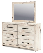 Load image into Gallery viewer, Lawroy King Panel Bed with Mirrored Dresser and Nightstand
