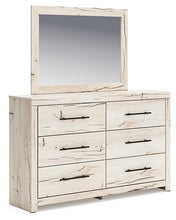 Load image into Gallery viewer, Lawroy King Panel Bed with Mirrored Dresser and Nightstand
