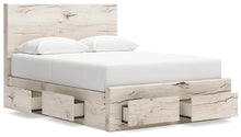 Load image into Gallery viewer, Lawroy Queen Panel Storage Bed with Mirrored Dresser and Nightstand
