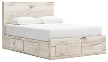 Load image into Gallery viewer, Lawroy Queen Panel Storage Bed with Mirrored Dresser and Nightstand
