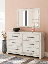 Load image into Gallery viewer, Lawroy King Panel Storage Bed with Mirrored Dresser and Nightstand
