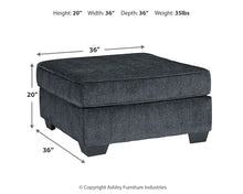 Load image into Gallery viewer, Altari Oversized Accent Ottoman
