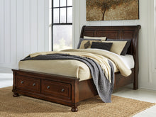 Load image into Gallery viewer, Porter Queen Sleigh Storage Bed
