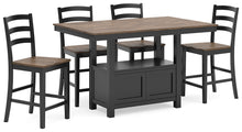 Load image into Gallery viewer, Wildenauer Counter Height Dining Table and 4 Barstools
