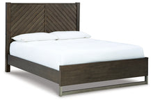 Load image into Gallery viewer, Arkenton Queen Panel Bed with Mirrored Dresser, Chest and Nightstand
