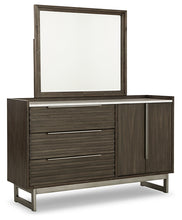 Load image into Gallery viewer, Arkenton California King Panel Bed with Mirrored Dresser, Chest and 2 Nightstands
