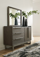 Load image into Gallery viewer, Arkenton California King Panel Bed with Mirrored Dresser, Chest and 2 Nightstands
