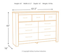 Load image into Gallery viewer, Bellaby Queen Crossbuck Panel Bed with Dresser
