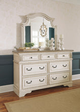 Load image into Gallery viewer, Realyn California King Sleigh Bed with Mirrored Dresser and Chest
