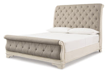 Load image into Gallery viewer, Realyn King Sleigh Bed with Mirrored Dresser, Chest and 2 Nightstands
