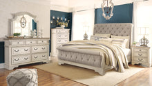 Load image into Gallery viewer, Realyn King Sleigh Bed with Mirrored Dresser, Chest and 2 Nightstands
