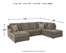 Load image into Gallery viewer, O&#39;Phannon 2-Piece Sectional with Ottoman
