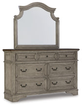 Load image into Gallery viewer, Lodenbay California King Panel Bed with Mirrored Dresser and Chest
