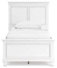 Load image into Gallery viewer, Fortman Twin Panel Bed with Mirrored Dresser and 2 Nightstands
