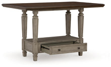 Load image into Gallery viewer, Lodenbay Counter Height Dining Table and 6 Barstools with Storage
