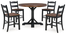 Load image into Gallery viewer, Valebeck Counter Height Dining Table and 4 Barstools with Storage
